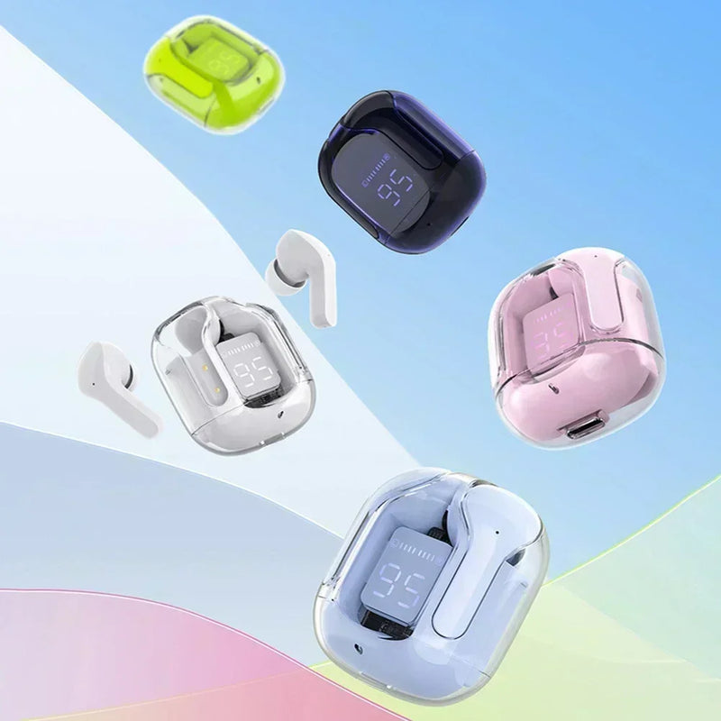 Mini Earbuds Sem Fio com Display